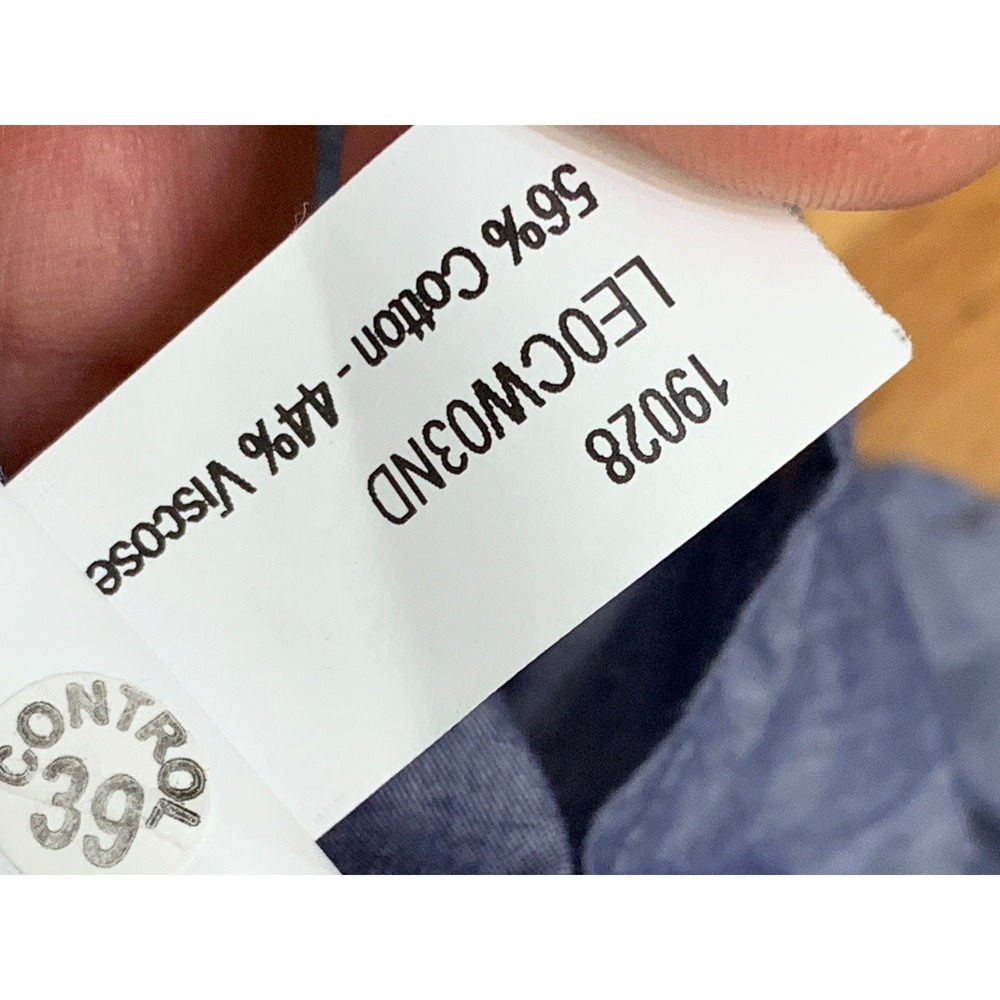 Peter Millar Lady Irish Notre Dame Women's Blue Chambray Button Down Shirt L - Picture 7 of 11